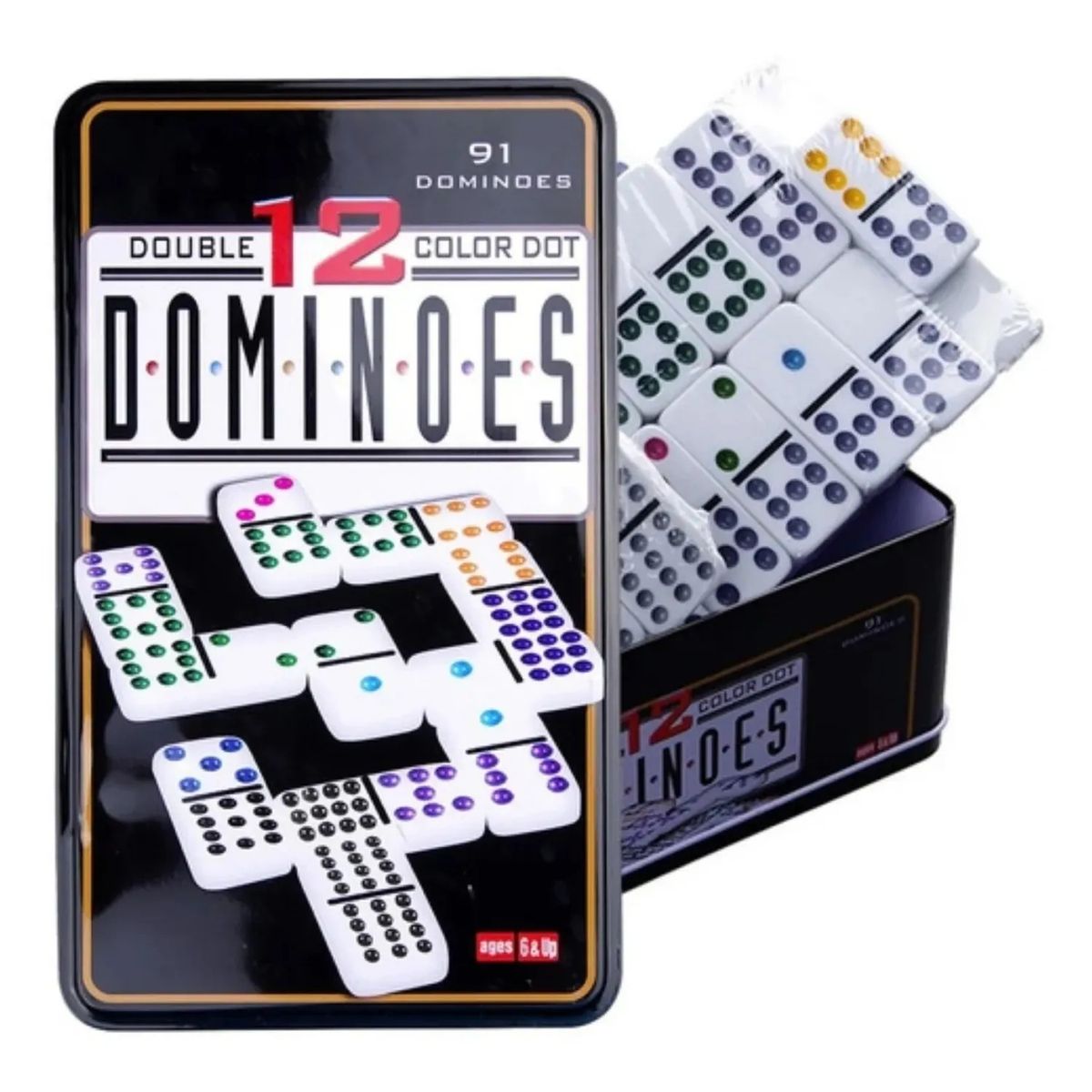 MOVI - Juego de Dominó Chancho 12 - Diversión para toda la familia.