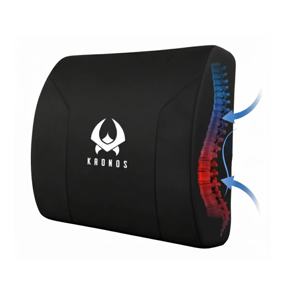 KRONOS - Cojín Lumbar Kronos Gamer Memory Foam Silla Asiento Automóvil