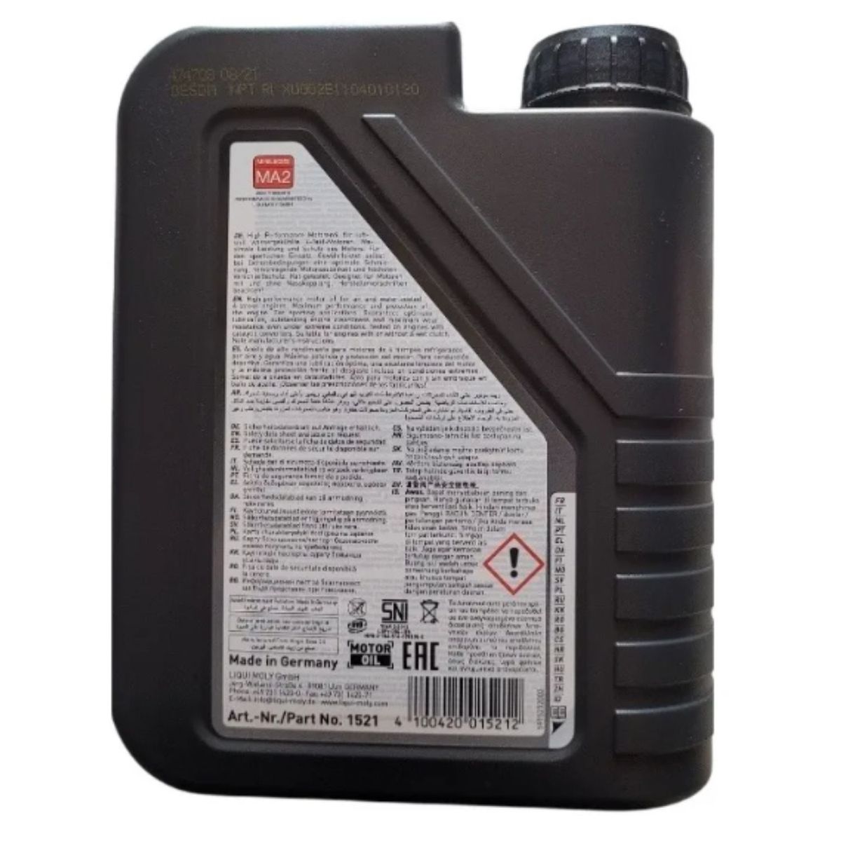 LIQUI MOLY - Aceite Motor para Moto 10w40 Tec Sintetica Motorbike 4T Street