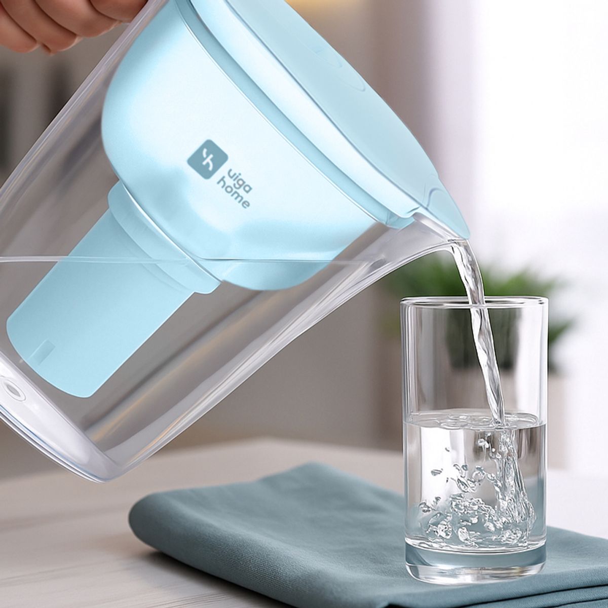 VIGAHOME - Jarro Purificador Celeste Vigahome - Elimina cloro