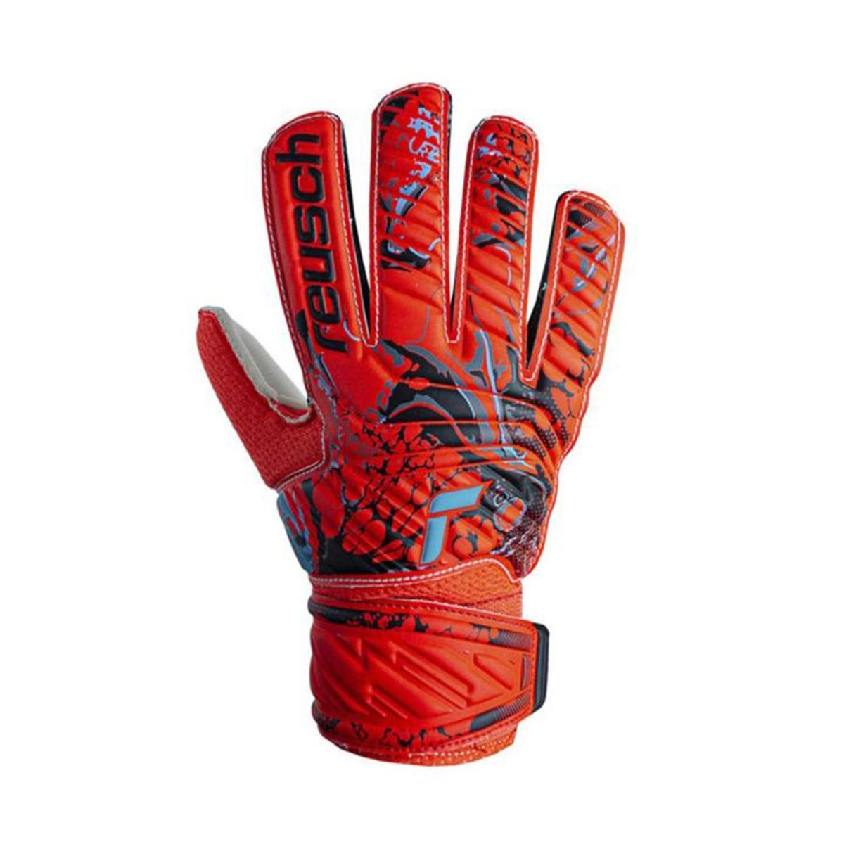 REUSCH - Guante Arquero Attrakt Solid Junior Rojo/Azulino