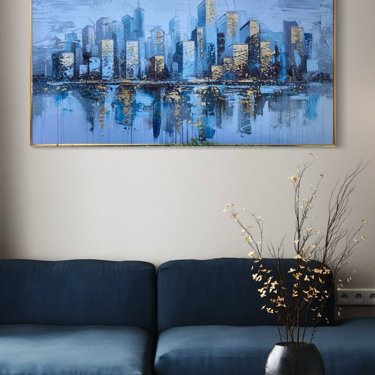 DEKAM DISEÑO - CUADRO PORCELANA DIAMANTES DISEÑO JULIANA   140X70 CMS