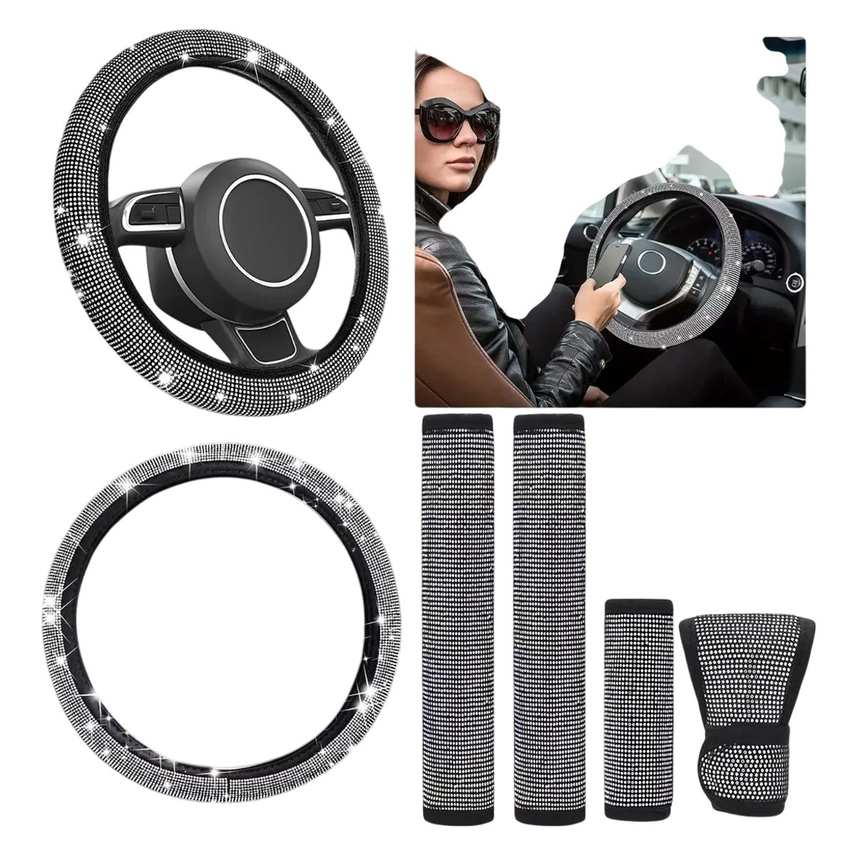 GENERICO - Funda De Volante De Coche Para Mujer