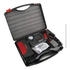 GENERICO - Cargador de Batería Partidor + Powerbank + Inflador De Rueda 3 en 1