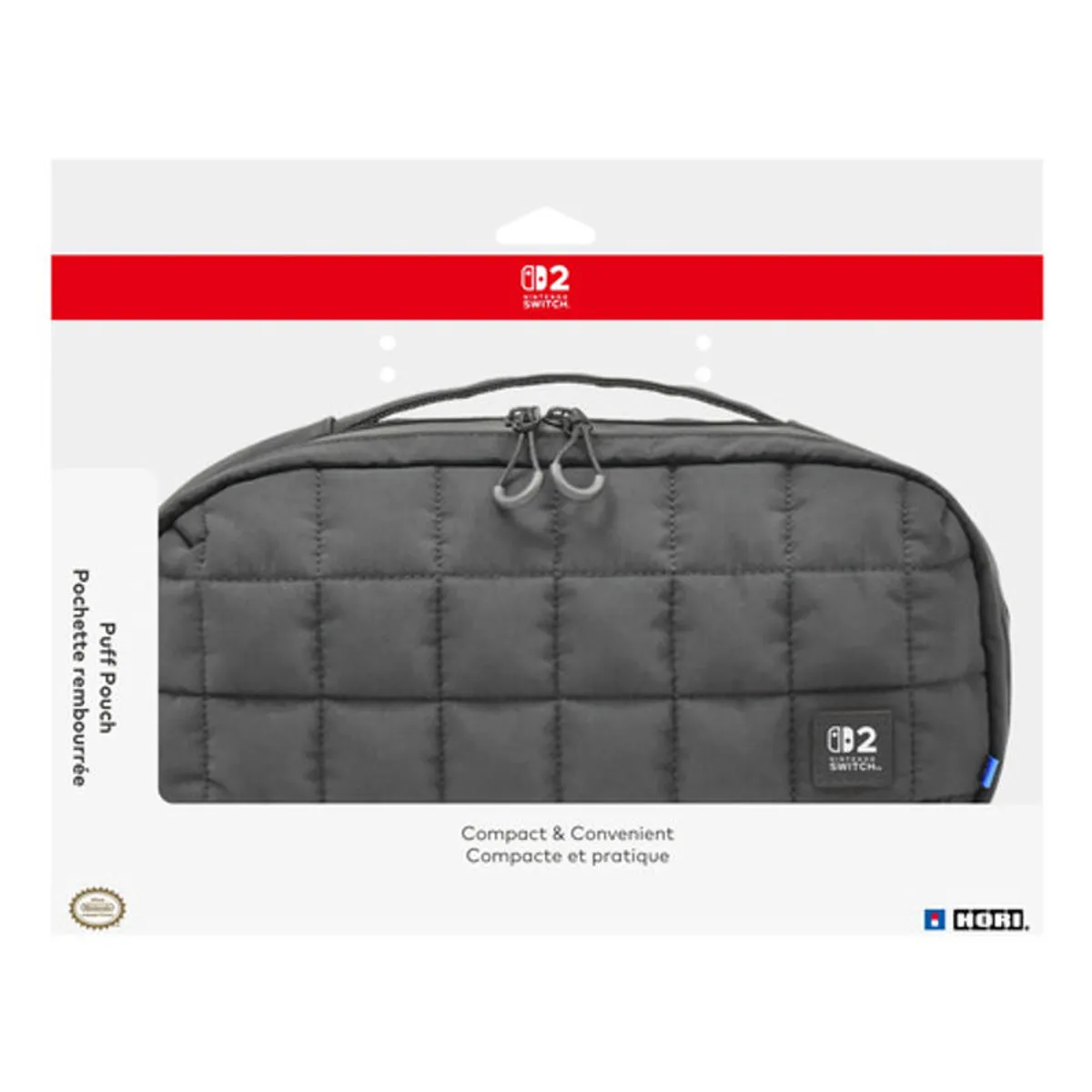 HORI - Estuche Hori Puff Pouch Para Nintendo Switch 2 - Negro