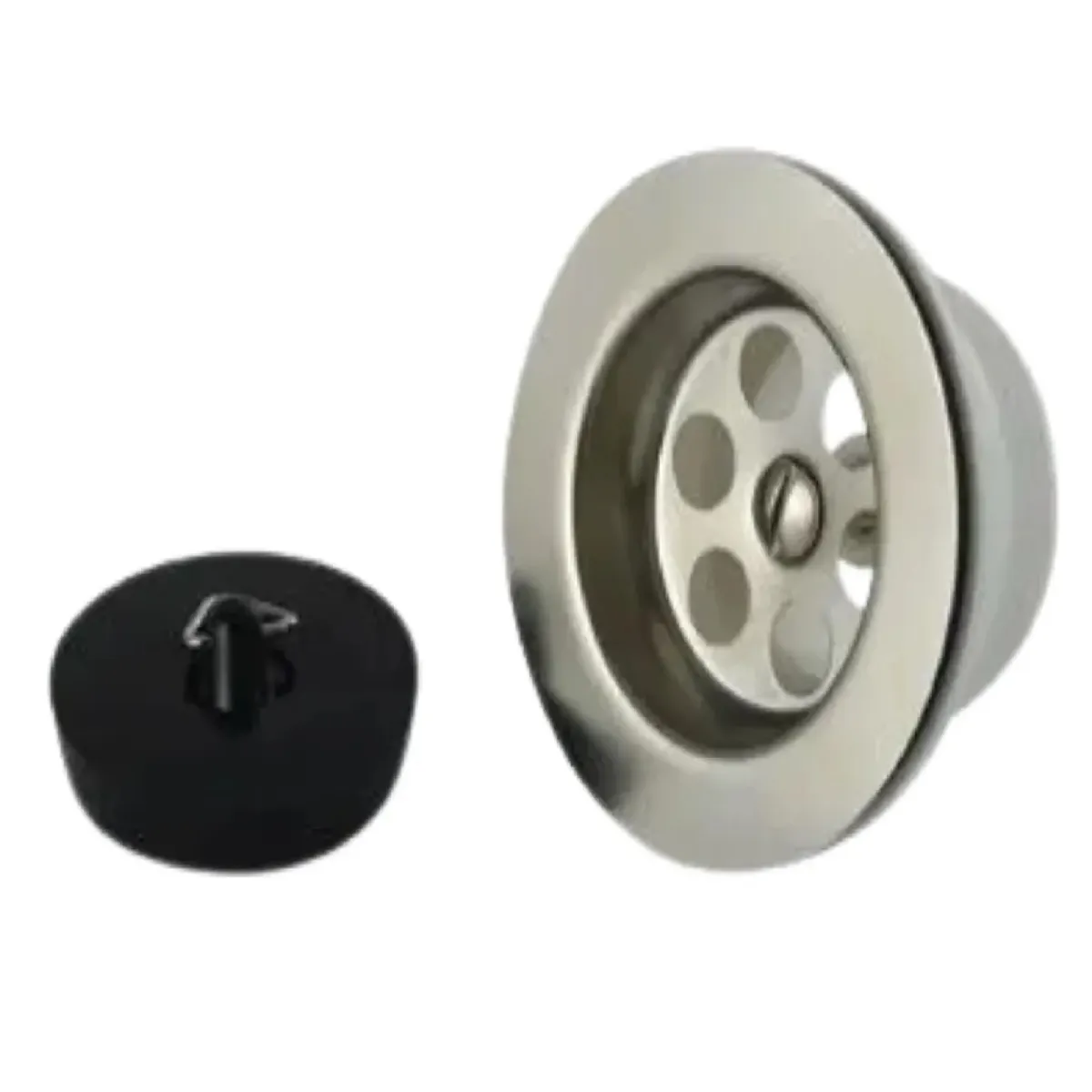 TAUMM - Desague Para Receptaculo Ducha 1 Media Taumm Con Tapa Cromada