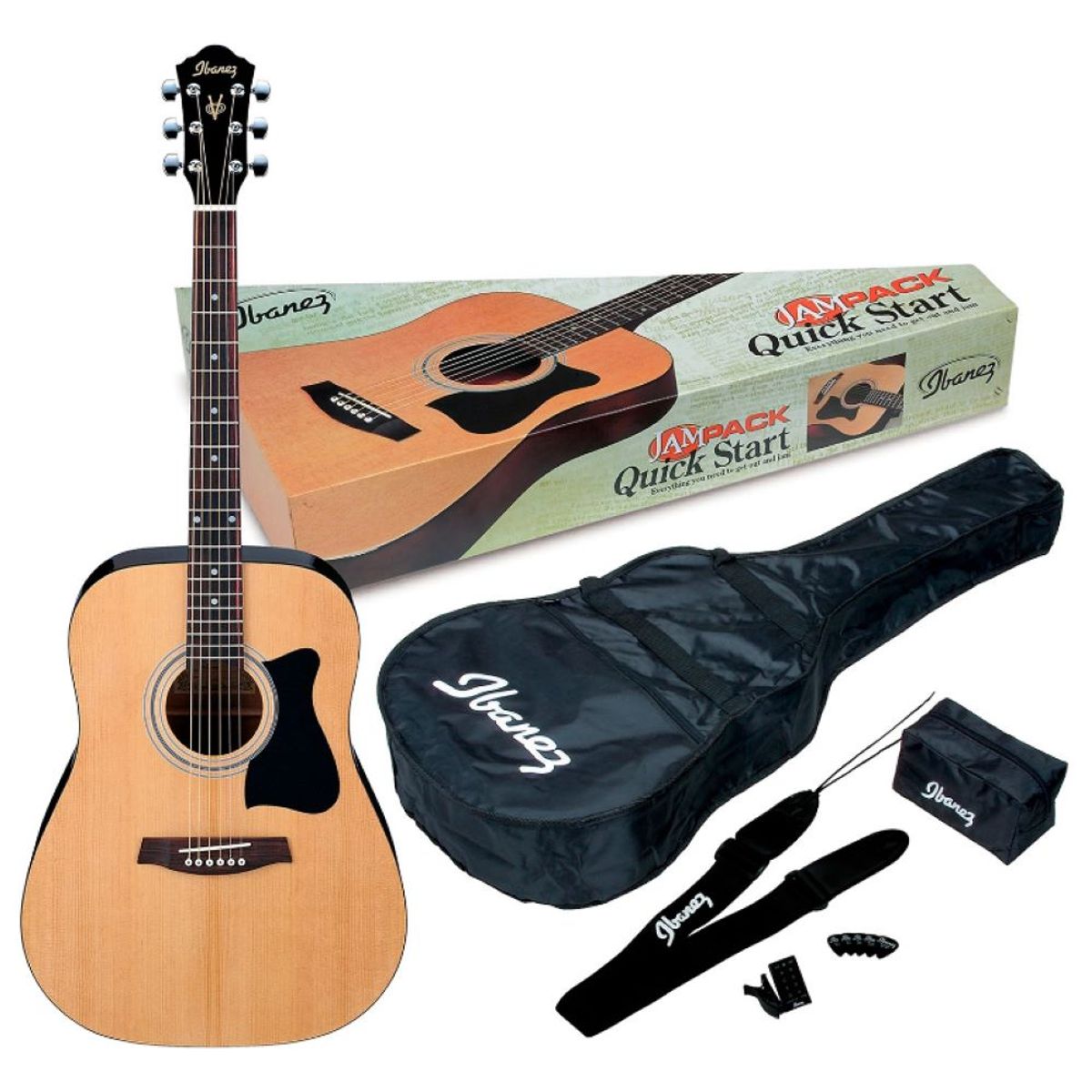 IBANEZ - Pack De Guitarra Acustica Ibanez IJV50 NT
