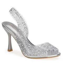 PLATANITOS - Sandalia Dama Fs Partie Plateado 38