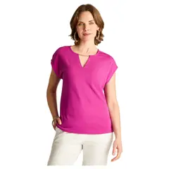 LORENZO DI PONTTI - Polera Elasticada Mujer Morado