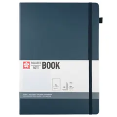 SAKURA - Libreta Hoja Crema con Cuadros 13x21 cm.