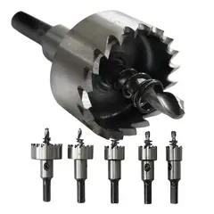 GENERICO - Set Brocas Sierra Copa para Acero Tipo Corona Perforacion Metal