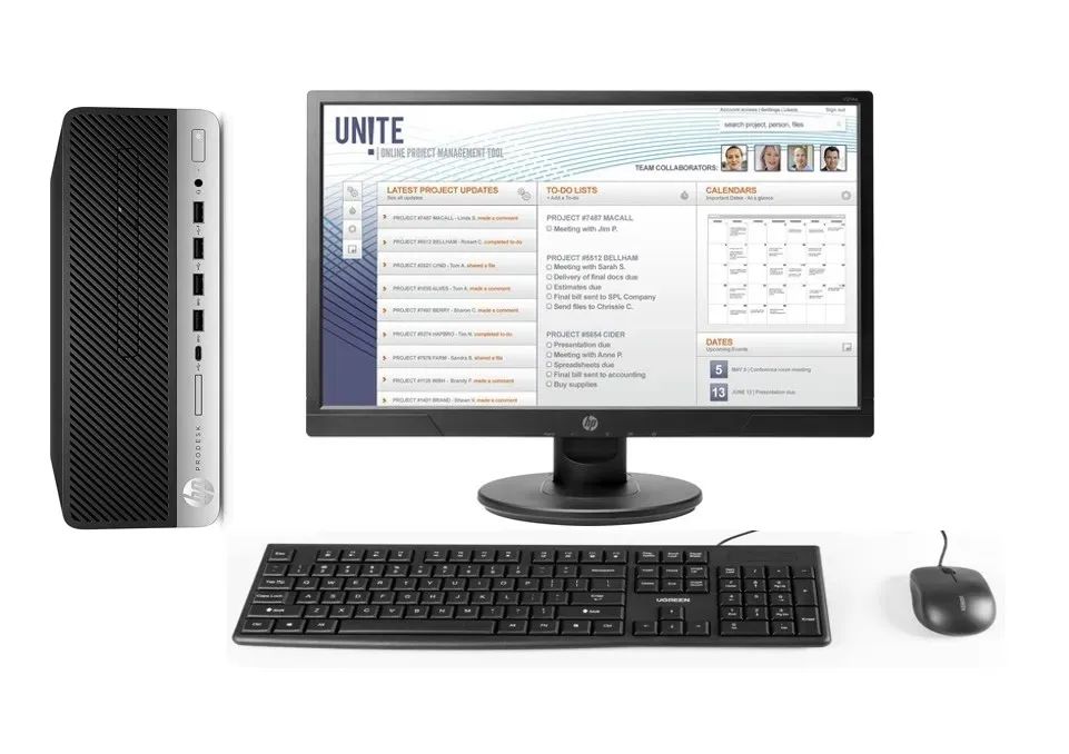 KIT ProDesk 600 G4 SFF i5 8 256 GB Ssd 8GB RAM+ MONITOR 21" REACONDICIONADO