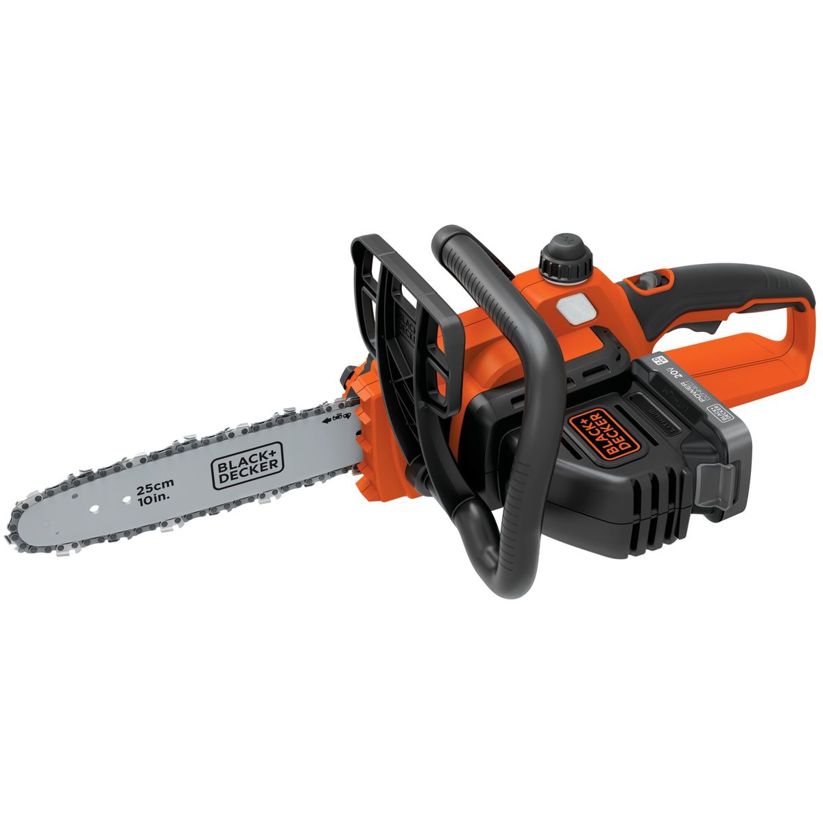 BLACK+DECKER - Motosierra 20V 10" (25cm) BLACK+DECKER BCCS1020D1-B2