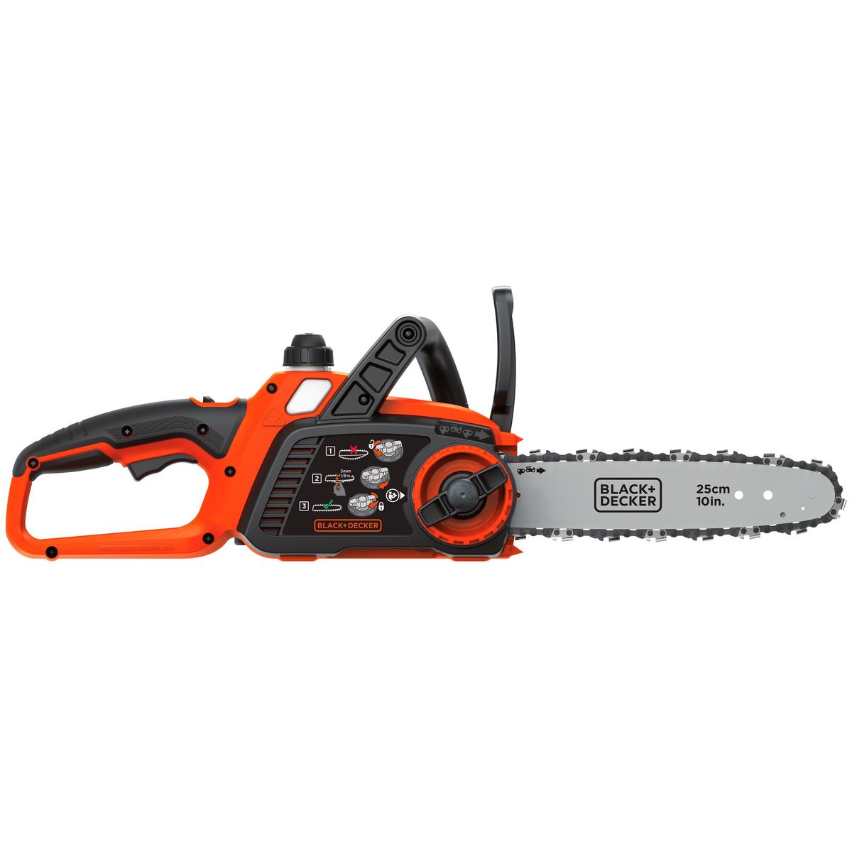 BLACK+DECKER - Motosierra 20V 10" (25cm) BLACK+DECKER BCCS1020D1-B2