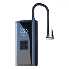 GENERICO - Compresor Aire Portátil Inalámbrico 150 PSI - Inflador Auto Bici Moto Digital Power Bank 6000mAh