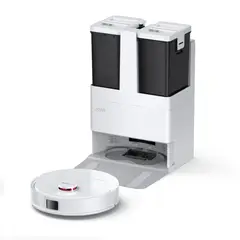 JONR - Robot aspiradora T5 Lite con base de secado y lavado de mopa 8000PA