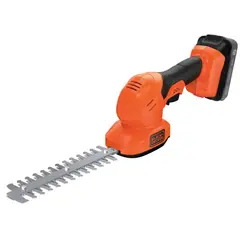 BLACK+DECKER - Cortasetos podador 20V 2 en 1 BCSS820D1-B2