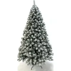 GENERICO - Árbol Navidad Artificial 240 Cm Soporte Metálico Nevado