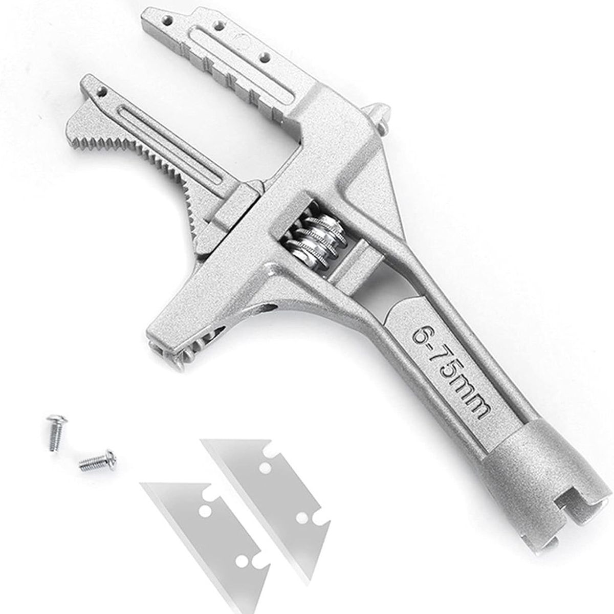 GENERICO - Llave Inglesa Francesa Especial Multiuso de Gran apertura hasta 75mm