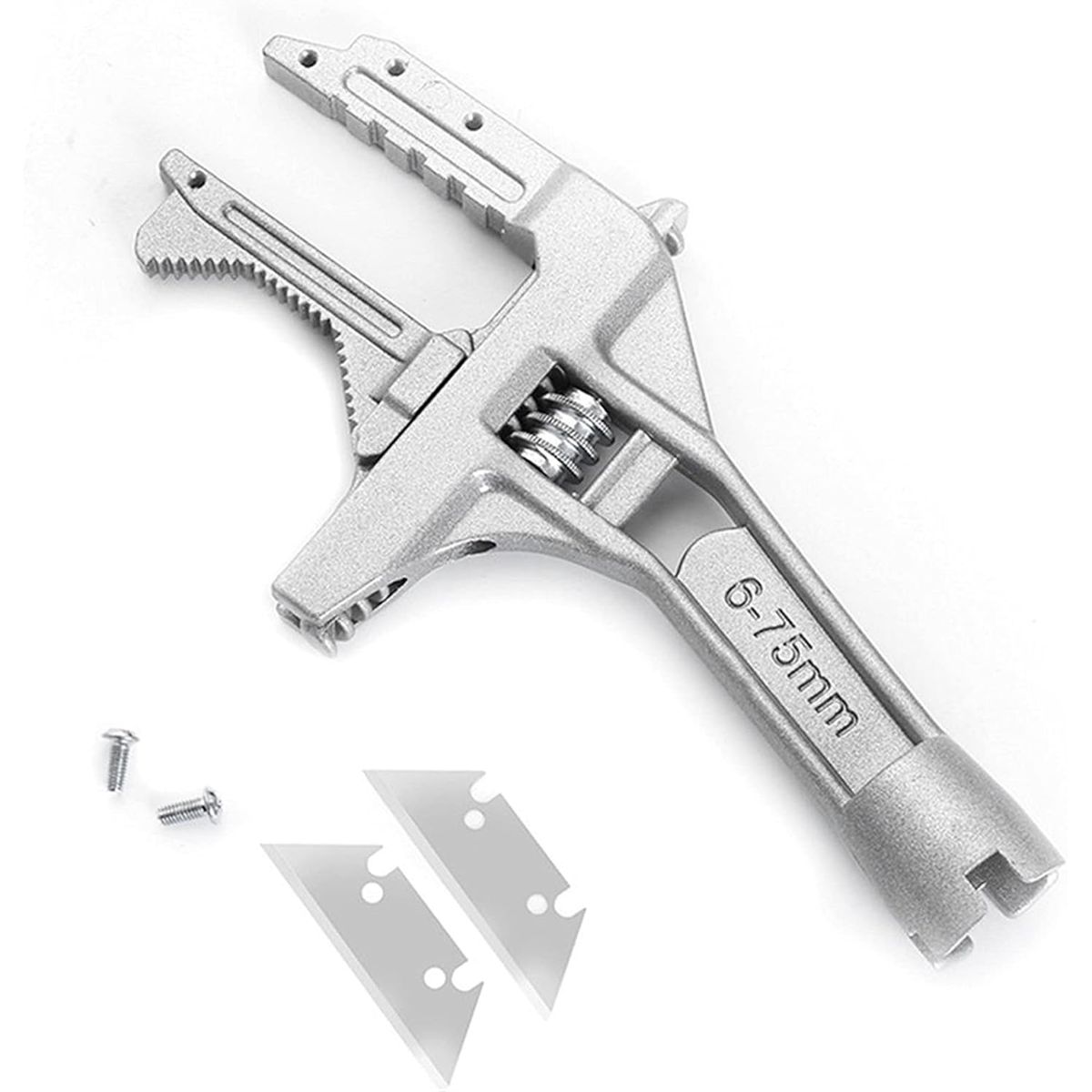 GENERICO - Llave Inglesa Francesa Especial Multiuso de Gran apertura hasta 75mm