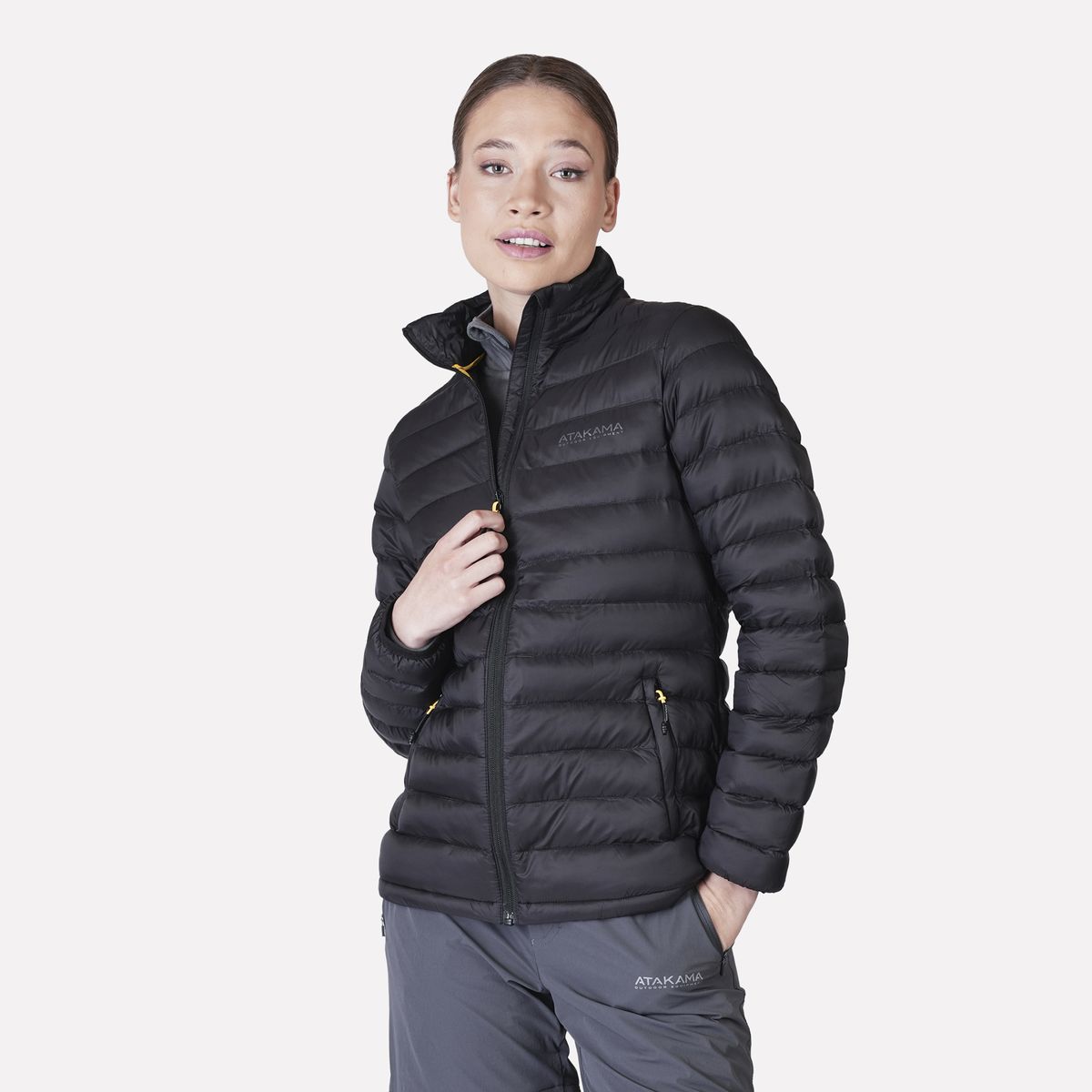 ATAKAMA OUTDOOR - Chaqueta Parka Térmica Mujer Nómada Negra Atakama Outdoor