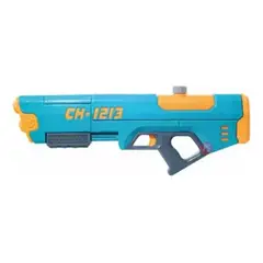 DBLUE - Pistola Lanzador De Agua Doble Tiro Tanque 400ml Azul - Ps