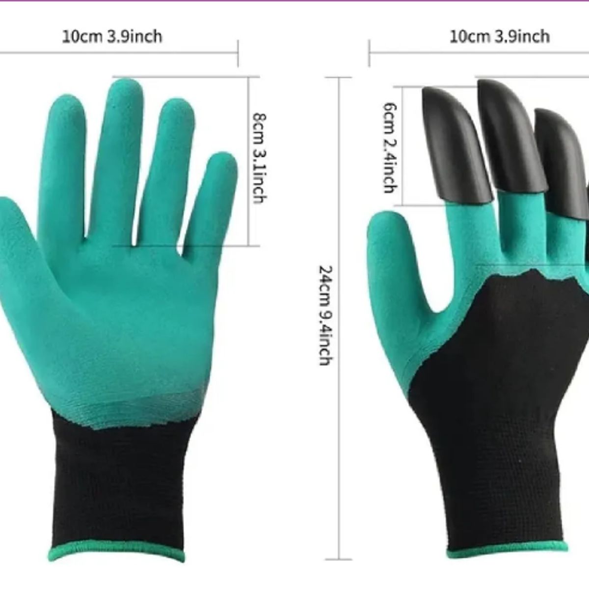 GENERICO - Guantes Para Jardinería Con Garras Trabajo Jardinería