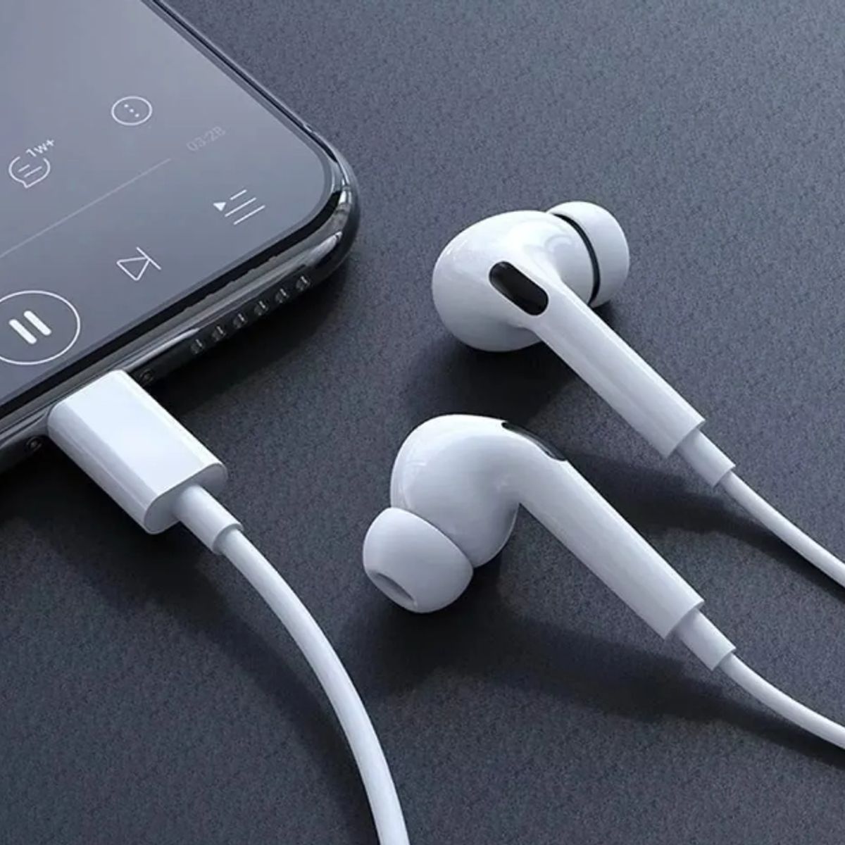 GENERICO - Audífonos Puerto Lightning Para iPhone - Blanco Bluetooth