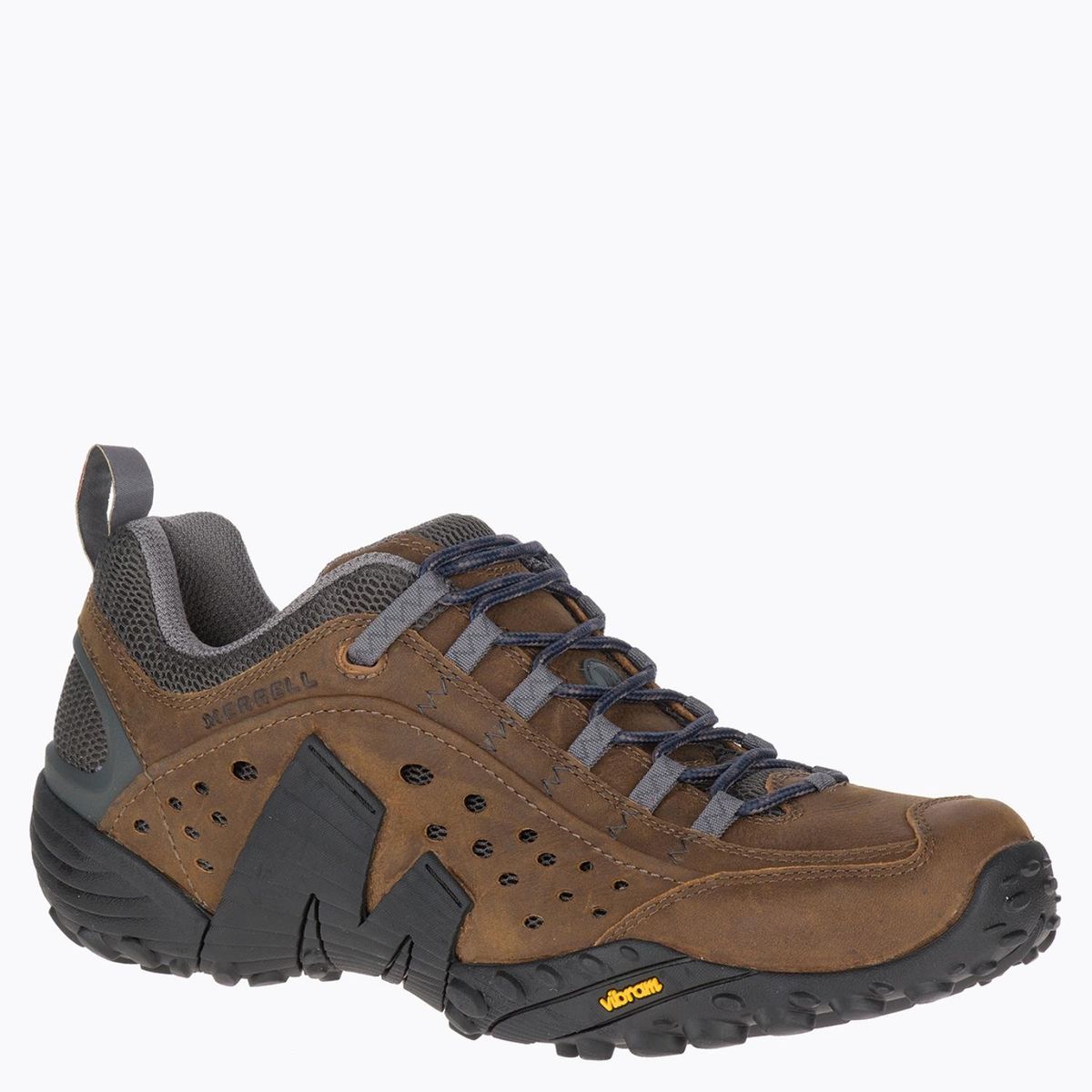 MERRELL - Intercept Zapatilla Outdoor Hombre Cuero Café Merrell