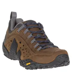 MERRELL - Intercept Zapatilla Outdoor Hombre Cuero Café