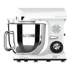 TELEFUNKEN - Batidora De Pedestal Planetarium 1000 Perlado Color Blanco Certificada Calidad