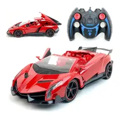 GENERICO - Auto A Control Remoto Tipo Lamborghini Deportivo Rojo