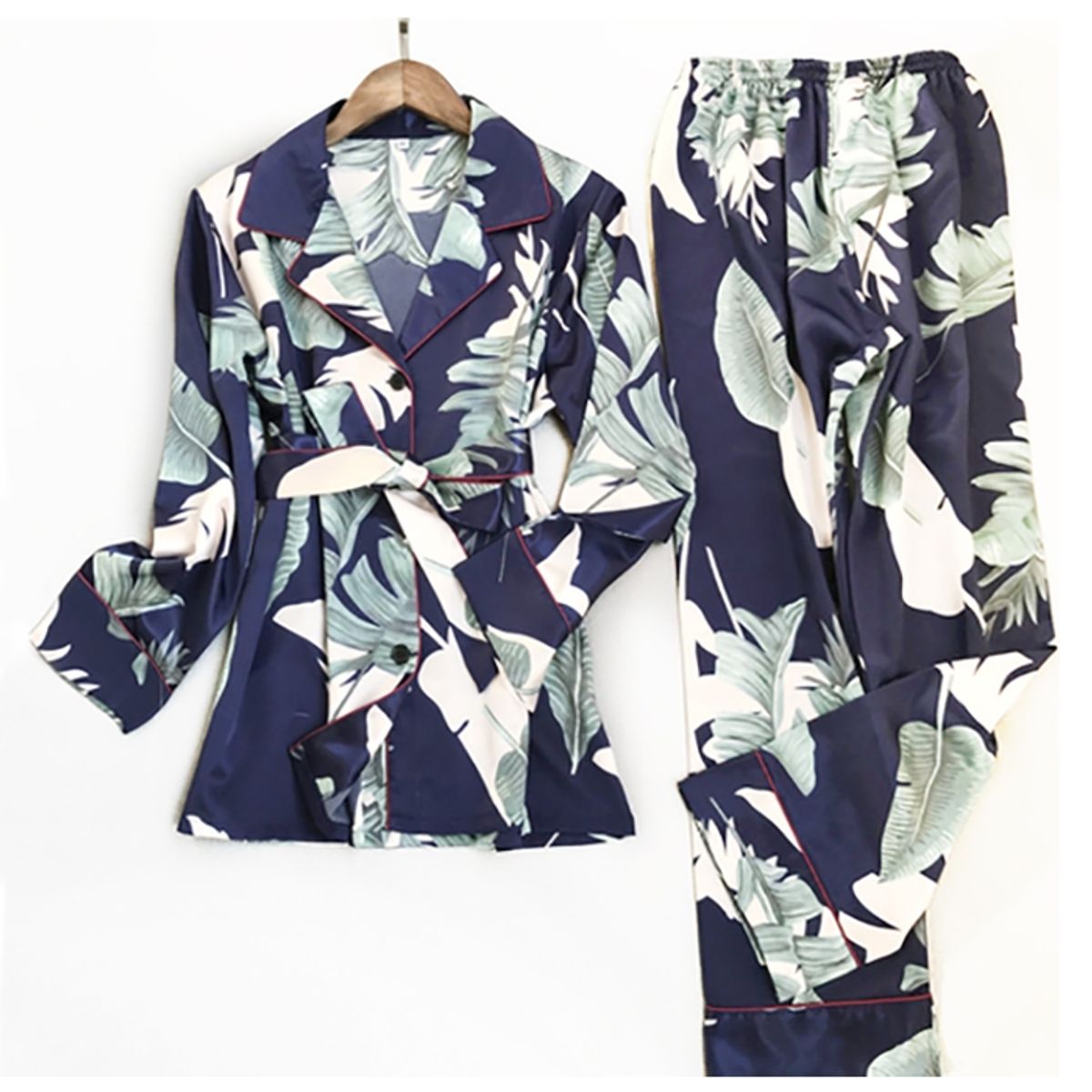 OPHELIA - Pijama Satin Foresta