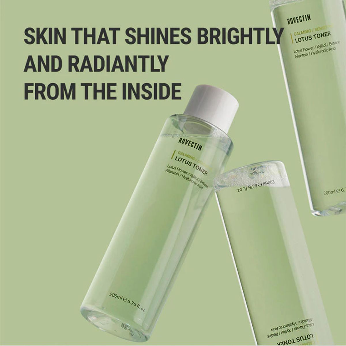 ROVECTIN - Toner Calmante de Loto Cosmético Coreano 200 ml