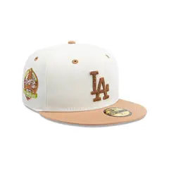NEW ERA - Gorra 59Fifty Los Angeles Dodgers MLB Wooden Blanco