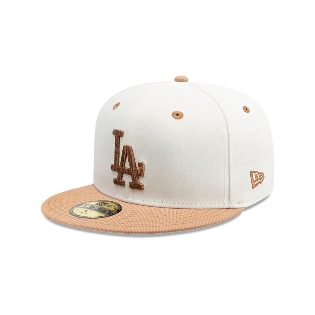NEW ERA - Gorra 59Fifty Los Angeles Dodgers MLB Wooden Blanco