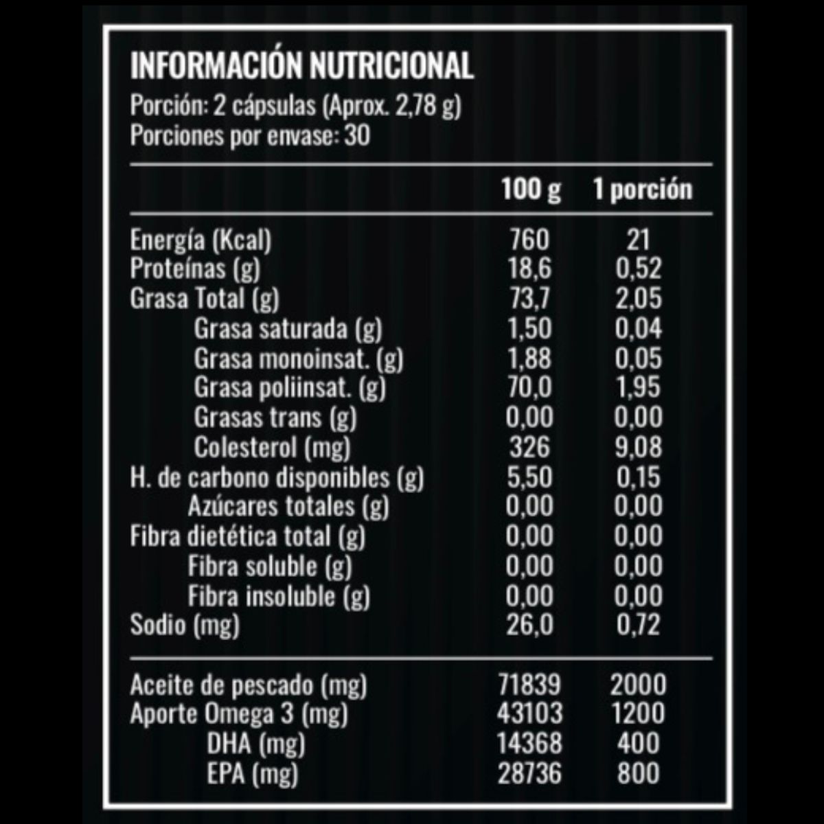 STRONG - OMEGA 3 STRONG