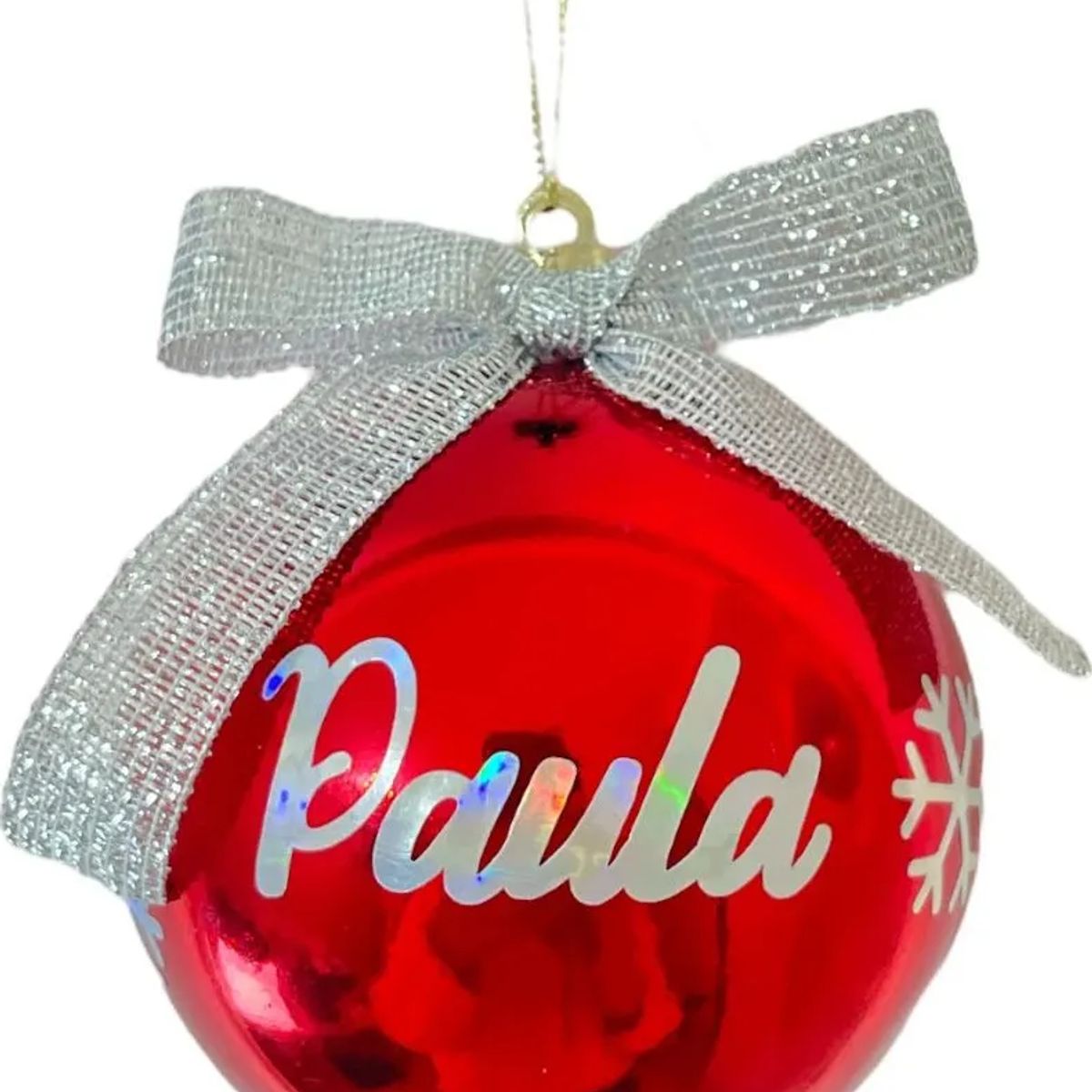 GENERICO - Bambalinas Personalizadas Esferas Navideñas Navidad Adorno