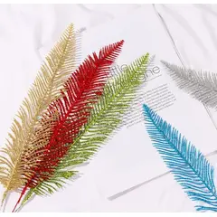 GENERICO - Ramas De Navidad Brillante Con Tallo Flores Navideñas