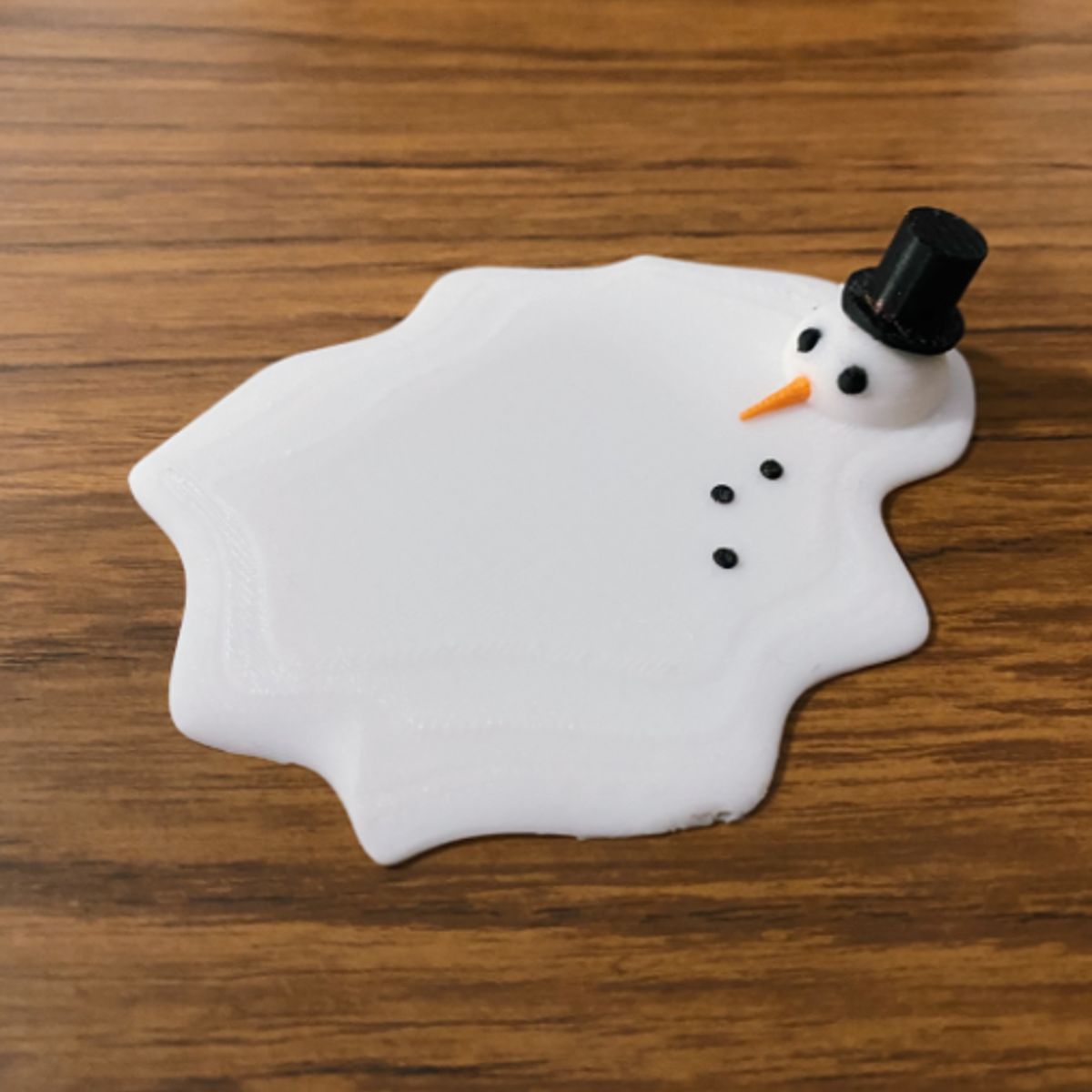 GENERICO - Adorno Navideño- Muñeco de Nieve Derretido