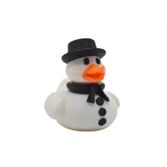 GENERICO - Figura Decorativa- Pato Muñeco de Nieve