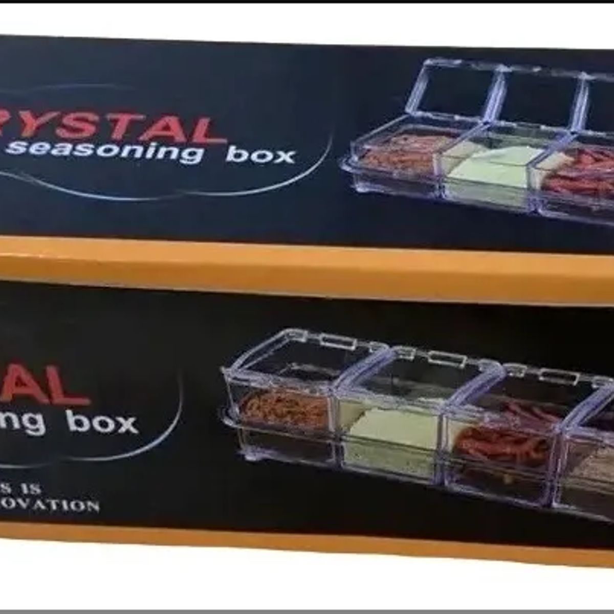 GENERICO - Caja Para Condimentos Cocina Acrílica Para Especias Color Transparente
