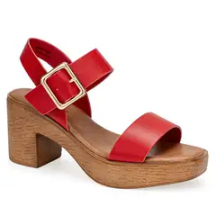 PLATANITOS - Sandalia Dama Sp Airae Rojo