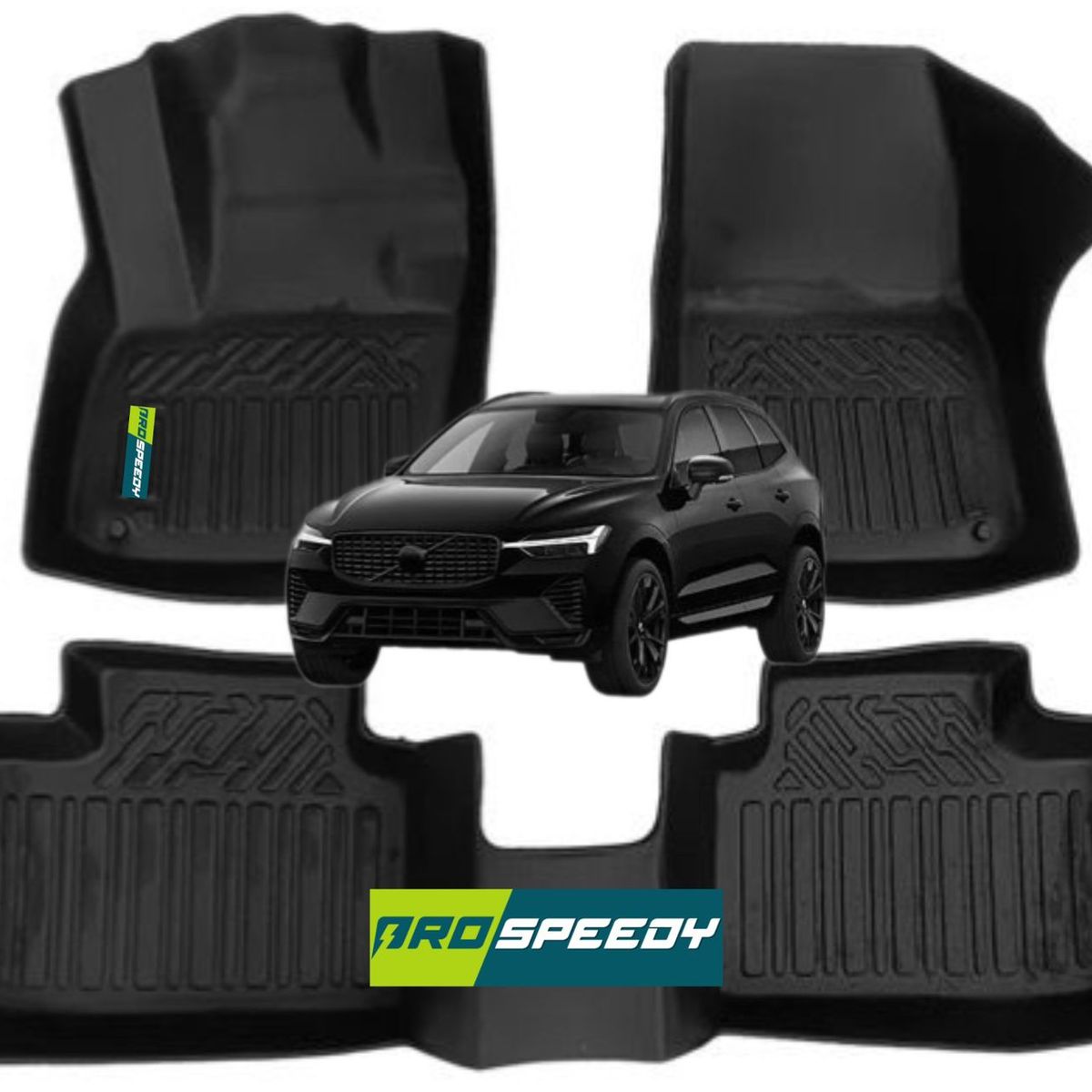 GENERICO - PISOS CALCE PERFECTO PROSPEEDY VOLVO XC40 2020+ 3PIEZAS