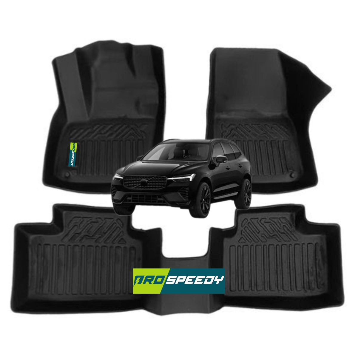 GENERICO - PISOS CALCE PERFECTO PROSPEEDY VOLVO XC40 2020+ 3PIEZAS