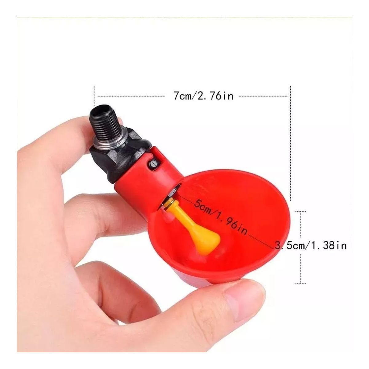 KINDA NICE - Bebedero Automático Para Codorniz Pollo Gallo 24 Uds
