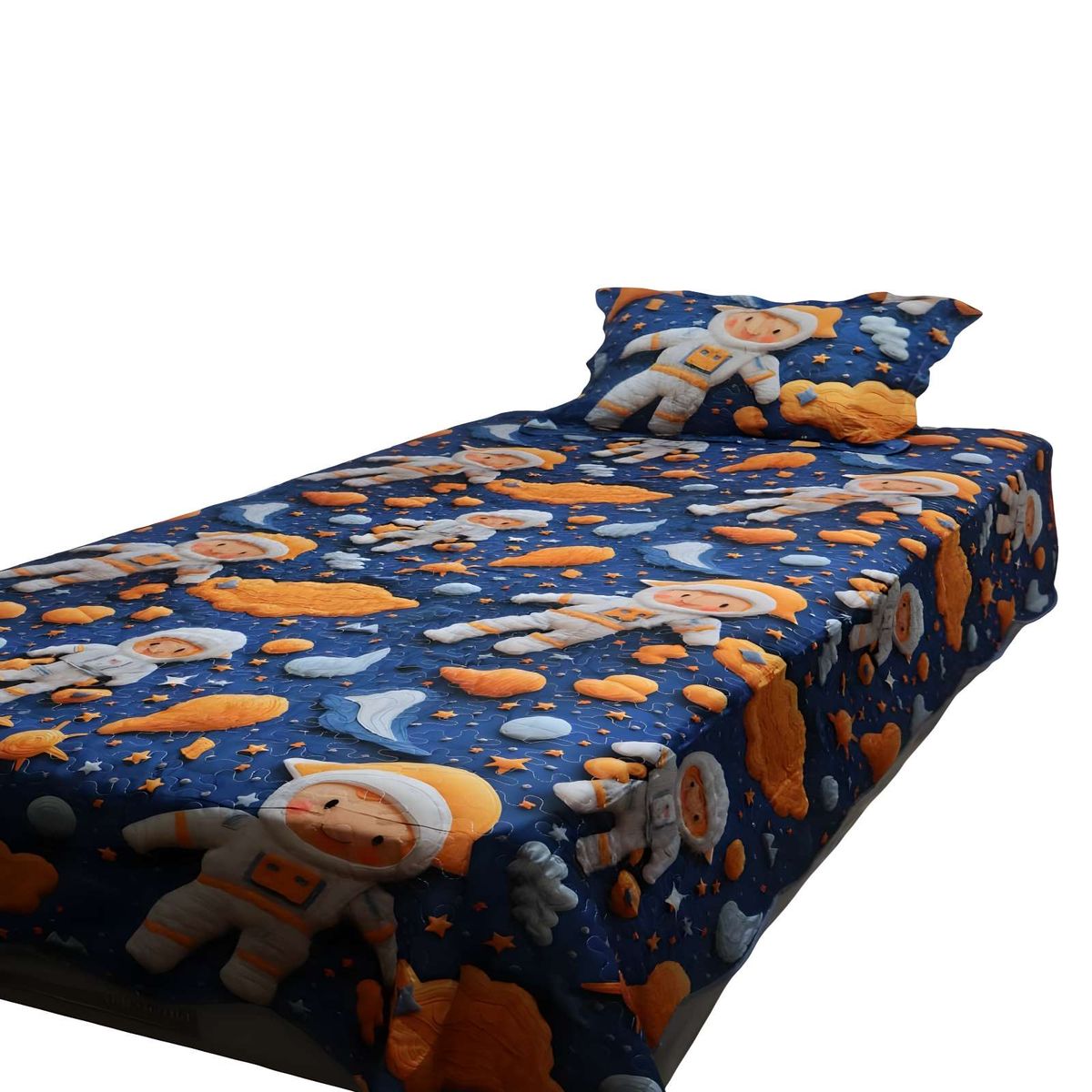 GENERICO - CUBRECAMA INFANTIL DE VERANO 5D PLAZA Y MEDIA 180 X 230 CM