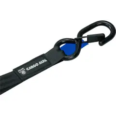 GENERICO - Pack X 2 Correaeslinga Amarre Retráctil 25cmx3m Cargo Alfa Negro