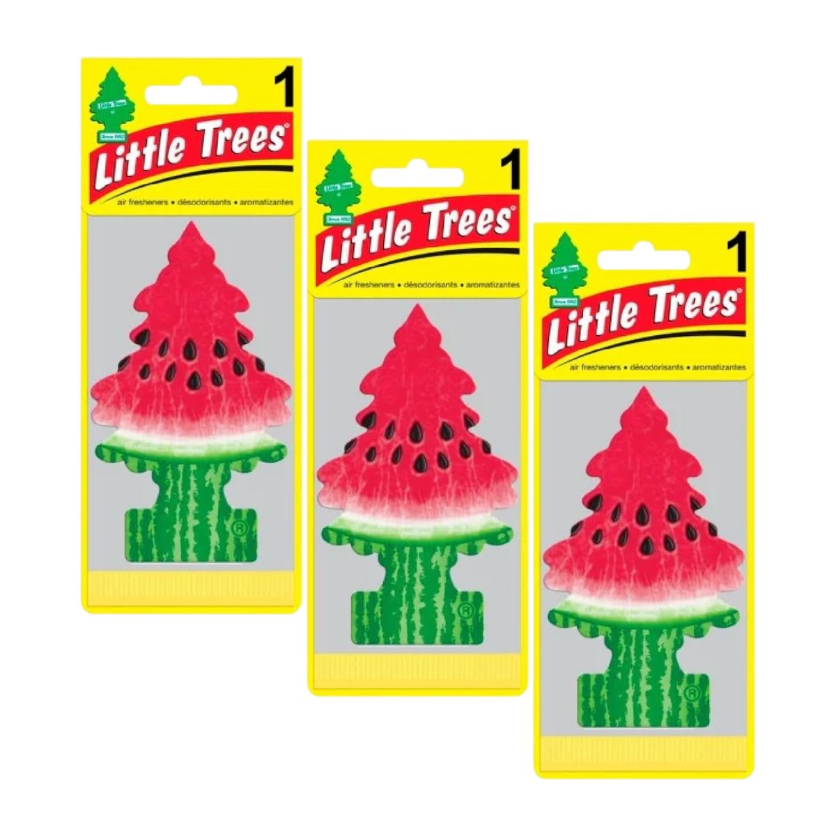 LITTLE TREES - Aromatizante Auto Sandía Little Trees 3 Unid