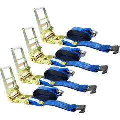 GENERICO - Set 4 Un Eslinga 45 Mts Carga Máxima 350 Kg Con Rachet